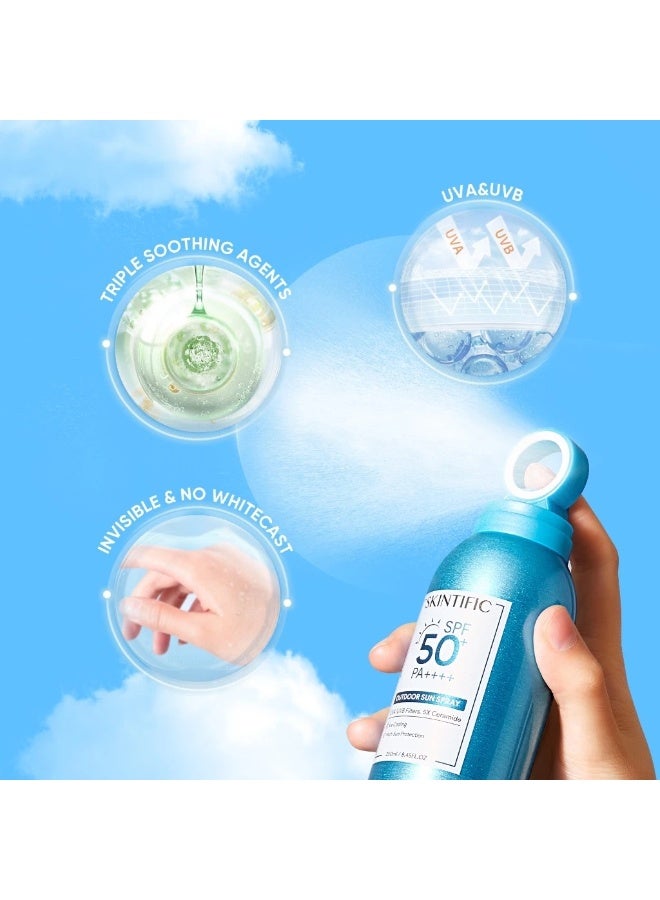 Skintific Outdoor Sun Spray SPF50+ PA++++ 250 ml. - Image 5